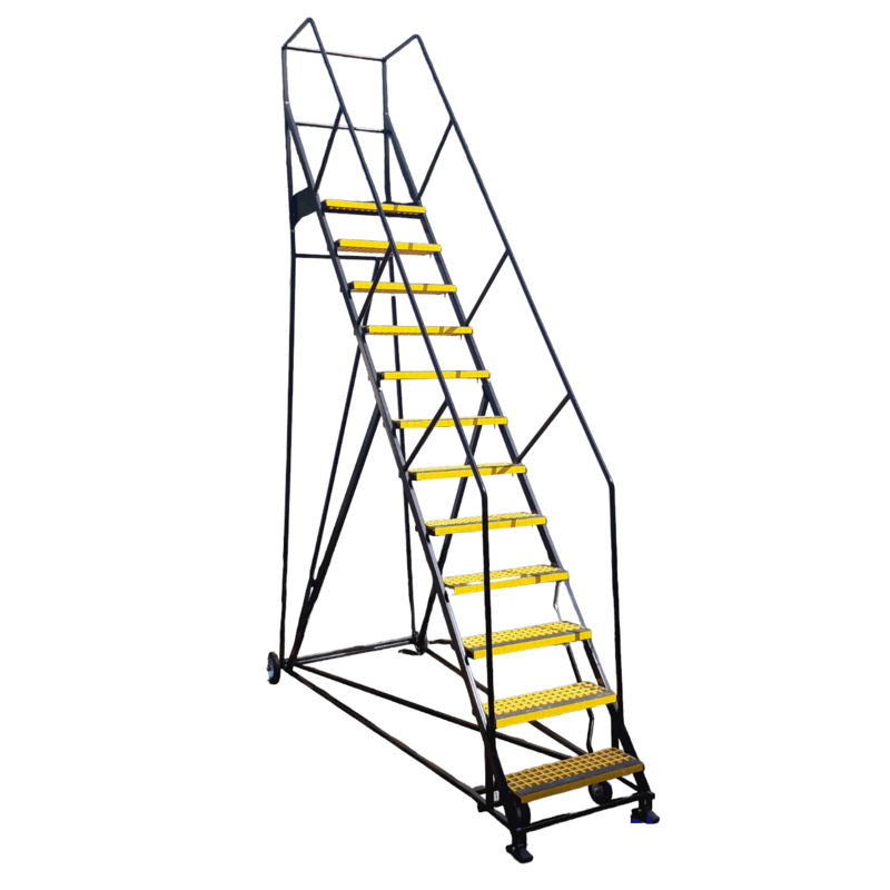 STEEL INDUSTRIAL MOBILE SAFETY STEP 12 TREAD