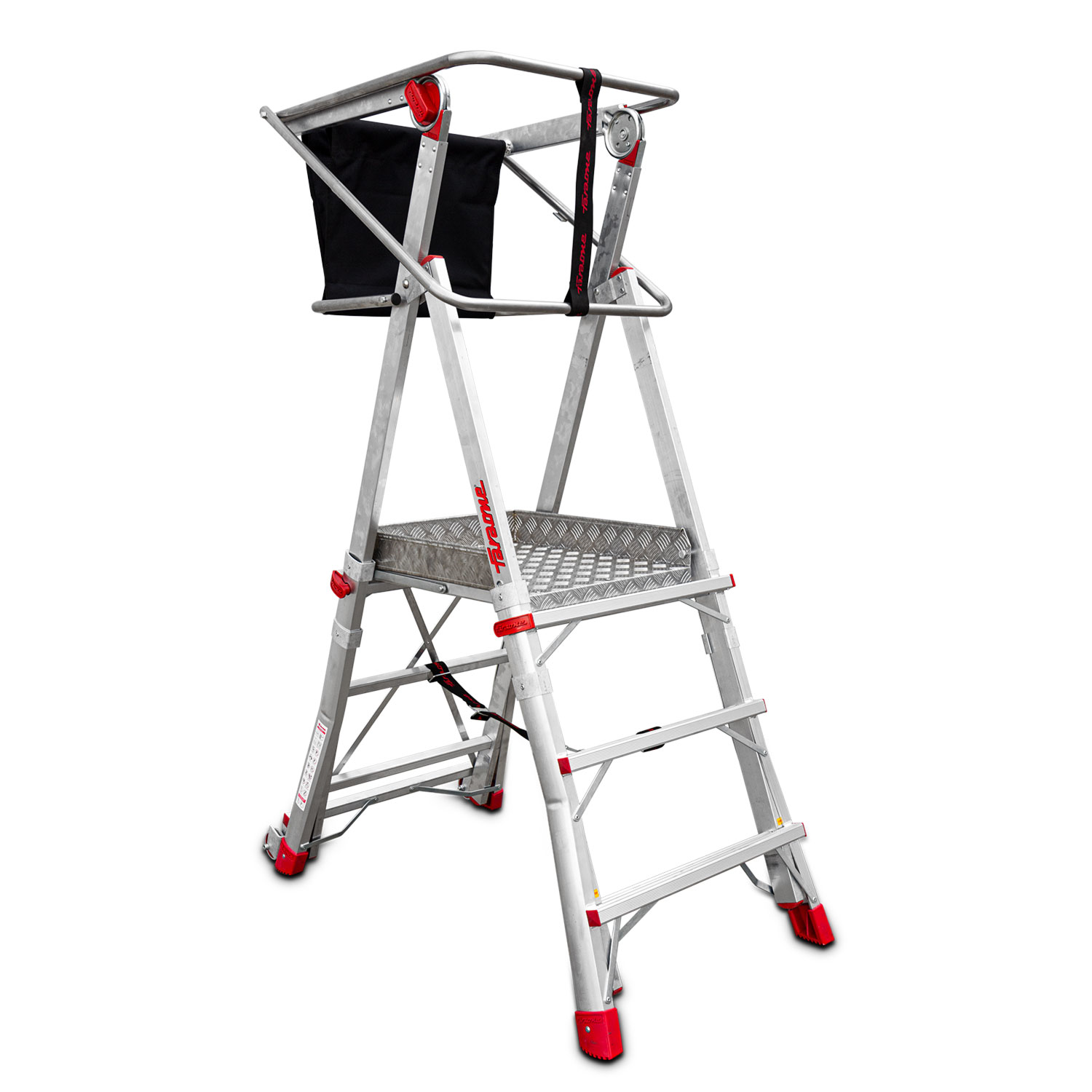 FARAONE TELESCOPIC PODIUM STEPLADDER 3 - 5 RUNG
