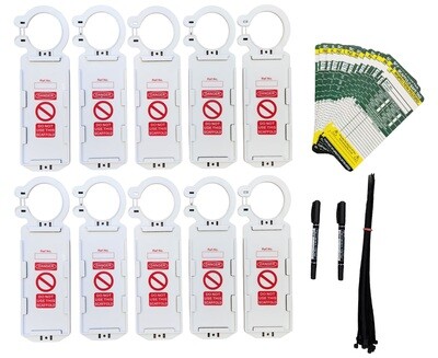 SCAFF TAGS KIT (BOX OF 10)