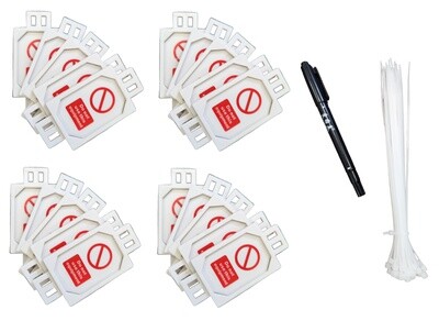 MICRO TAG HOLDER KIT (BOX OF 20)