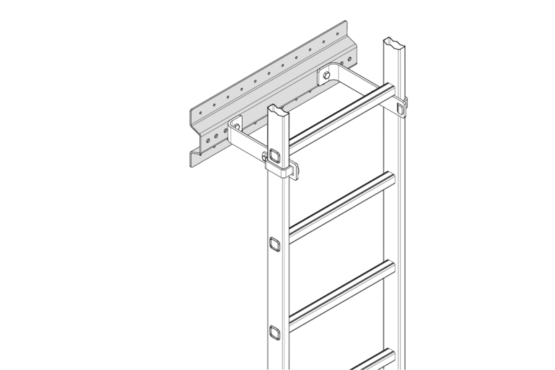 HYMER FACADE PANEL FOR VERTICAL FIXED LADDERS