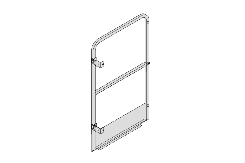 HYMER BARRIER NARROW FOR VERTICAL FIXED LADDERS