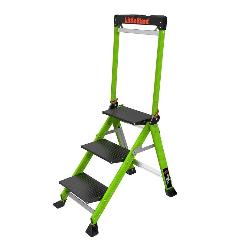 LITTLE GIANT FIBREGLASS JUMBO STEPS 3 TREAD
