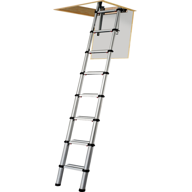 WERNER TELESCOPIC ATTIC LADDER 2.6M