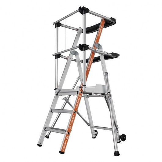 TUBESCA RAPTOR SERIES 3.0 PODIUM STEPLADDER LIFT GATE 3 TREAD