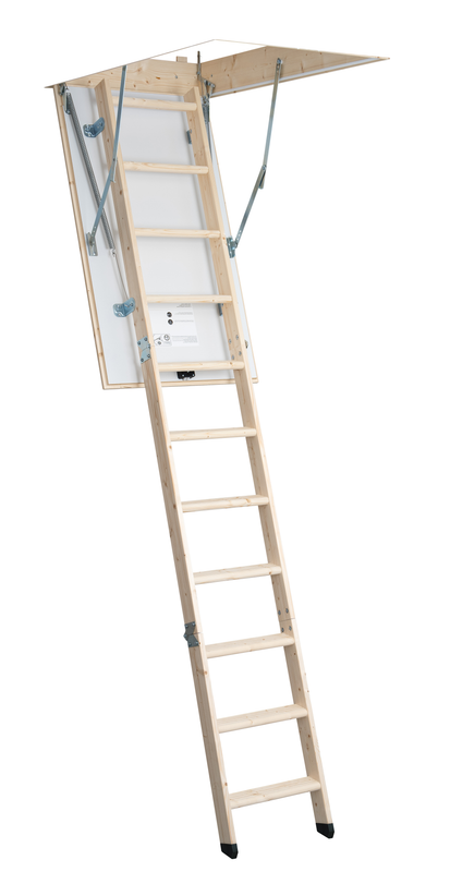 DOLLE SW40 WOODEN ATTIC LADDER 1.2 x 0.60M