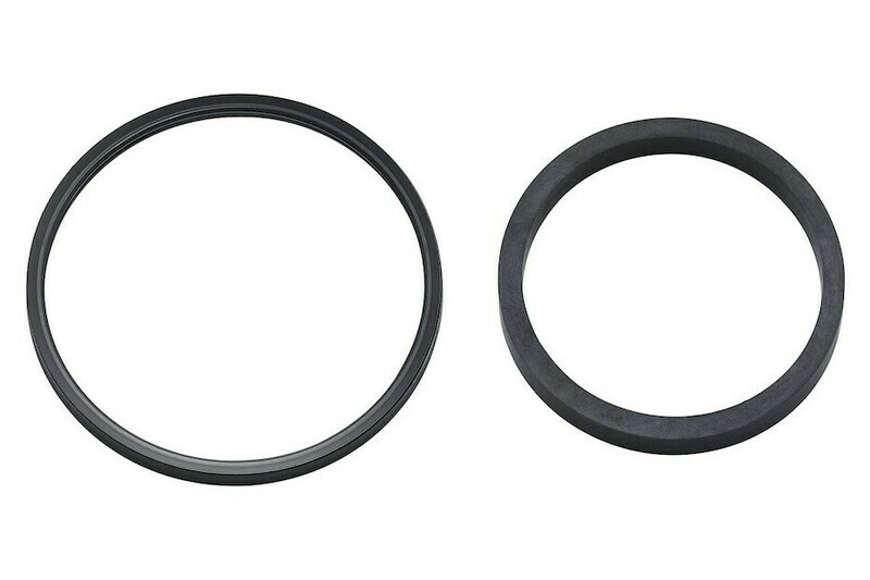 Assortimento Guarnizioni in gomma piatte e coniche per Canotti/sifoni 1" 1/4