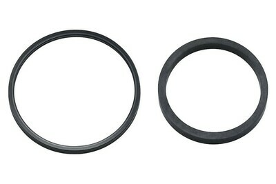 Assortimento Guarnizioni in gomma piatte e coniche per Canotti/sifoni 1" 1/4