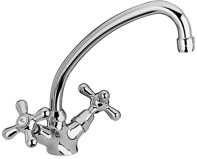 Rubinetto Gruppo Lavello per cucina manopola antica con bocca Jota Rubinetto Gruppo Lavello per cucina manopola antica con bocca Jota