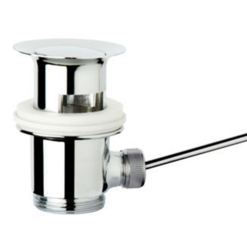 Piletta Universale scarico con Tappo Saltarello per Lavabo Bidet in Ottone pesante 1 1/4 Piletta Universale scarico con Tappo Saltarello per Lavabo Bidet in Ottone pesante 1 1/4 "