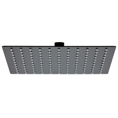 Soffione doccia quadro ultraslim in acciaio - 200 mm nero opaco Soffione doccia quadro ultraslim in acciaio - 200 mm nero opaco
