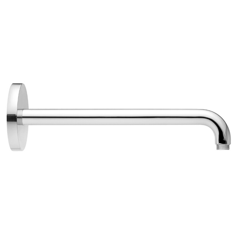 Braccio doccia per soffione in ottone 35 cm attacco universale cromato Braccio doccia per soffione in ottone 35 cm attacco universale cromato