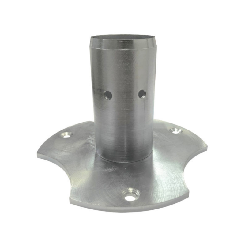 Staffa, basamento in metallo zincato per fontane, colonnine
triangolari, ovali e tonde.