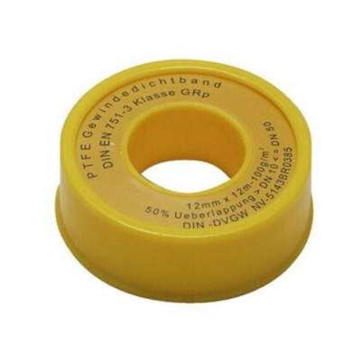 Nastro Teflon Fermit, sigillante per filettature in PTFE da 12 mt x 12 mm DVGW Nastro Teflon Fermit, sigillante per filettature in PTFE da 12 mt x 12 mm DVGW