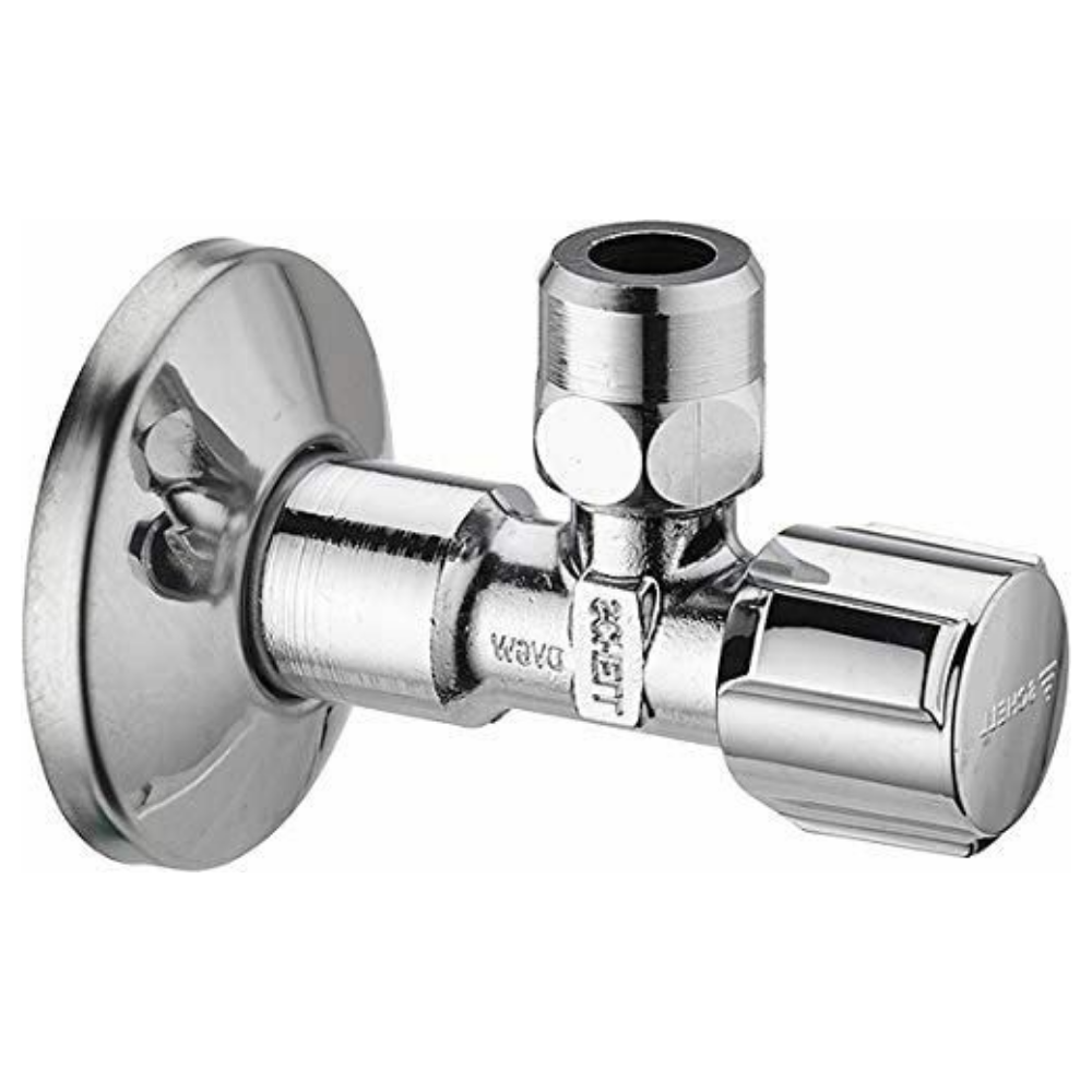 Rubinetto Sottolavabo 1/2" x  3/8"  SCHELL  attacco tubetto in rame diam. 10 mm. Cromo