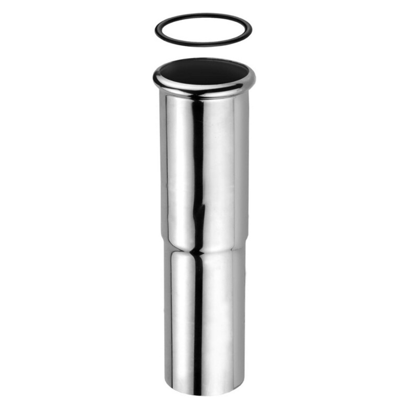 Sifone, Canotto di prolunga per sifone  1" 1/4 Lunghezza 130mm x Ø 32mm, in Ottone. Cromo