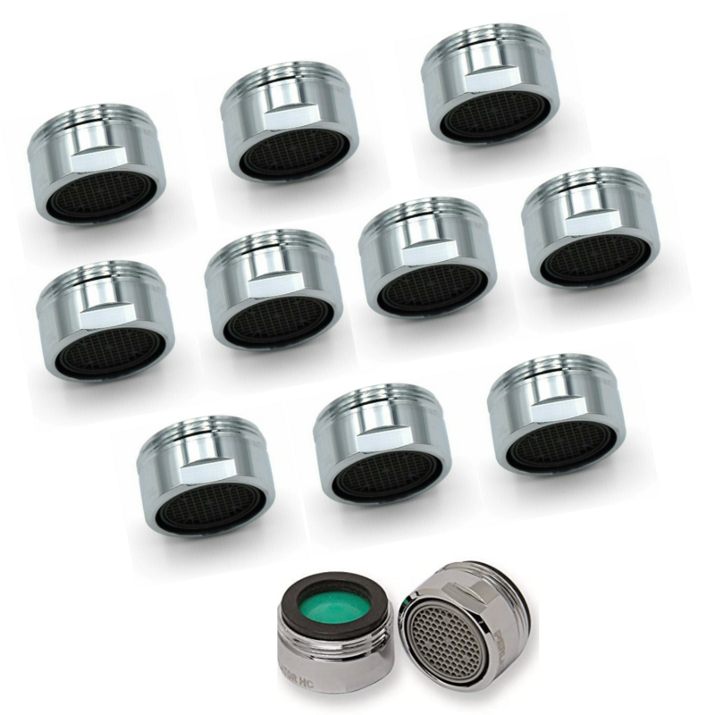 Aeratore Anticalcare Neoperl Rompigetto Universale per Rubinetto, M24X1 Perlator, Getto Morbido Classe Z 7.5 lit/min, Conf. 10 pz
