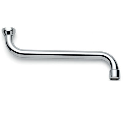 Canna di ricambio gruppo rubinetto a “S“ lunga, cm 25, Ghiera 3/4 “ con Aeratore anticalcare M22x1 Canna di ricambio gruppo rubinetto a “S“ lunga, cm 25, Ghiera 3/4 “ con Aeratore anticalcare M22x1