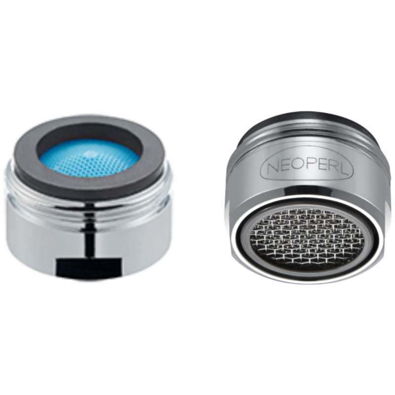 Aeratore Maschio Universale Neoperl Perlator LONG LIFE per Rubinetto, Filetto Esterno M24X1, Portata A 13 l/min. 2PZ