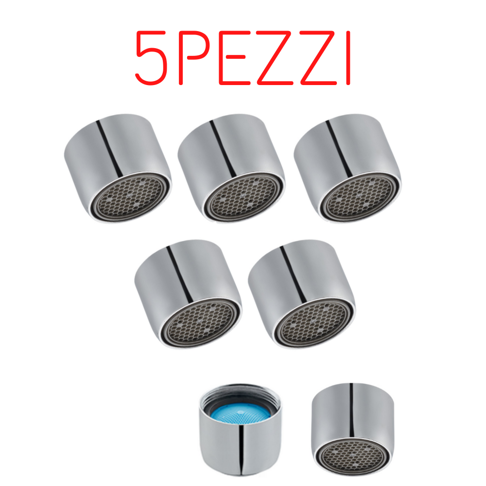 Aeratore universale per rubinetto cucina NEOPERL, filetto femmina M22X1 PERLATOR HONEYCOMB anticalcare 13,5  lit/min. Conf. 5pz