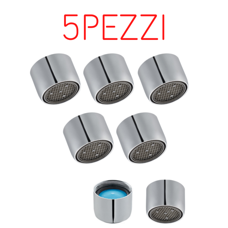 Aeratore universale per rubinetto cucina NEOPERL, filetto femmina M22X1 PERLATOR HONEYCOMB anticalcare 13,5  lit/min. Conf. 5pz