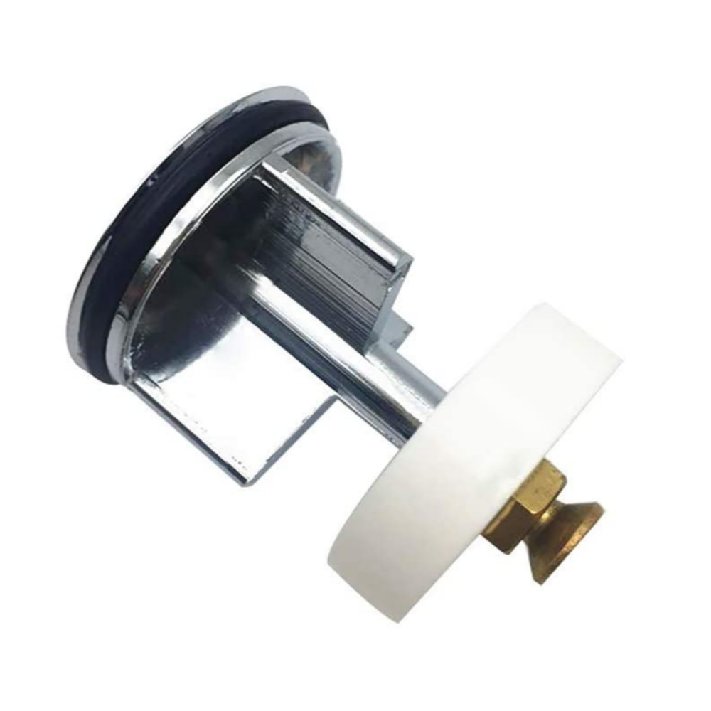 Tappo di Scarico Saltarello universale in ottone cromato per piletta scarico Lavabo Bidet Vasca Ø 40mm