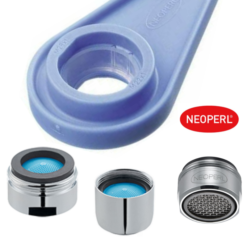 Chiave universale NEOPERL  per  aeratori rompigetto miscelatore regolatori rubinetto M22/M24/M28