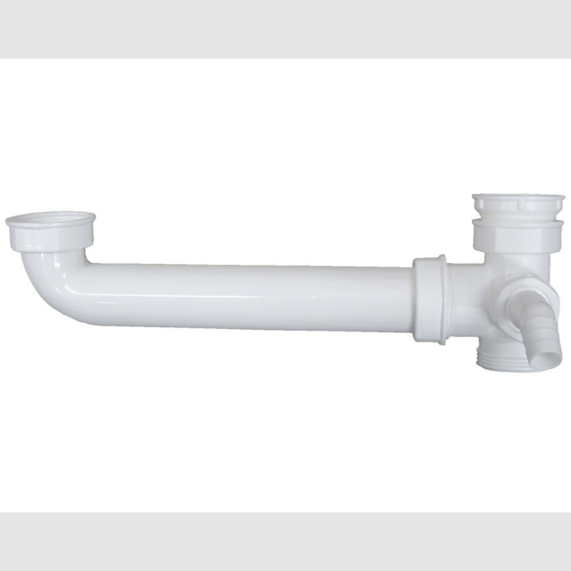 Raccordo scarico doppio lavello per sifone prolunga salvaspazio sottolavello attacco portagomma per Lavastoviglie, Lavatrice ghiera 1 Raccordo scarico doppio lavello per sifone prolunga salvaspazio sottolavello attacco portagomma per Lavastoviglie, Lavatrice ghiera 1" 1/2