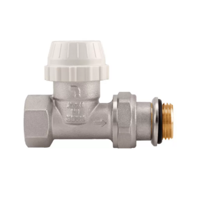 Valvola diritta termostatica termostatizzabile per termosifoni con preregolazione, attacco femmina 1/2“ Valvola diritta termostatica termostatizzabile per termosifoni con preregolazione, attacco femmina 1/2“