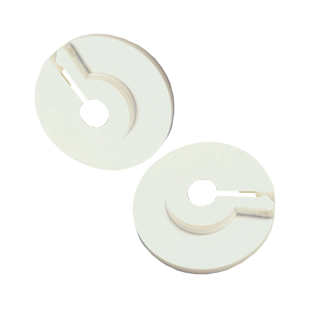 Coppia Rosone Rosetta apribile ABS per termosifoni 18mm 3/8" Collare per Tubi radiatori e caloriferi