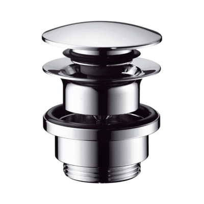 Piletta Universale click clack per scarico Lavabo con e senza troppo pieno in Ottone 1 1/4 Piletta Universale click clack per scarico Lavabo con e senza troppo pieno in Ottone 1 1/4 " Cromo