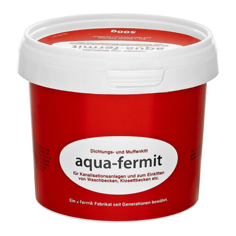 Mastice Stucco sigillante elastico, aqua-fermit, rosso confezione 500 gr.
