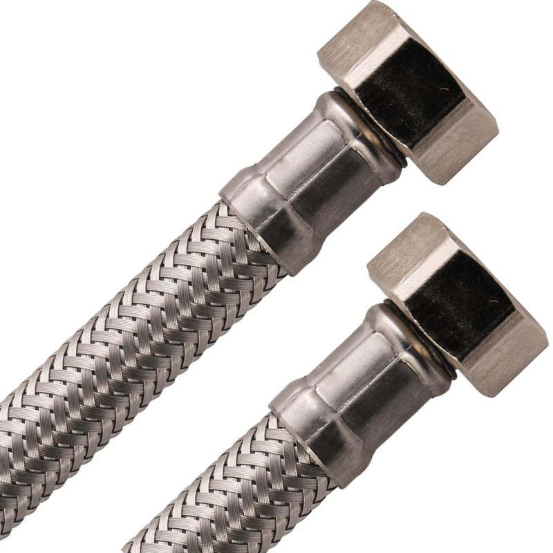 Flessibile idraulico trecciato connettore 1/2"x1/2" FF cm 100