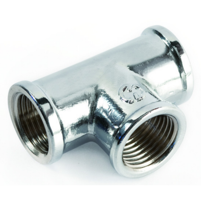 Raccordo a T in ottone 3/4 Filetto Femmina