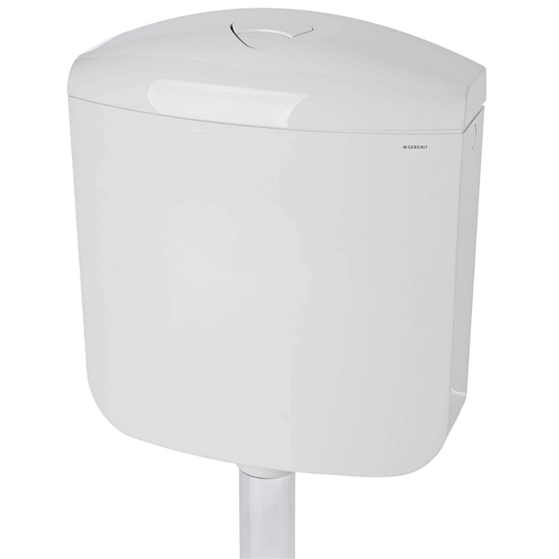 Cassetta Esterna Wc di Risciacquo Geberit 9 litri , Doppio Tasto Stop, 6-3 litri. Bianca