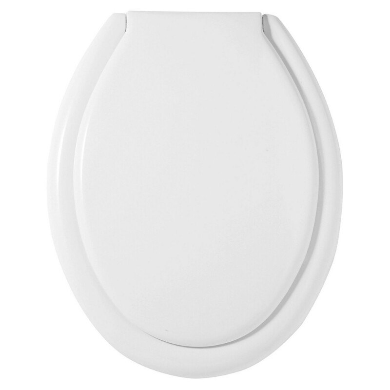 Sedile Wc Copriwater Universale “Isar”, Tavoletta  Copri Wc in Termoindurente, Bianco