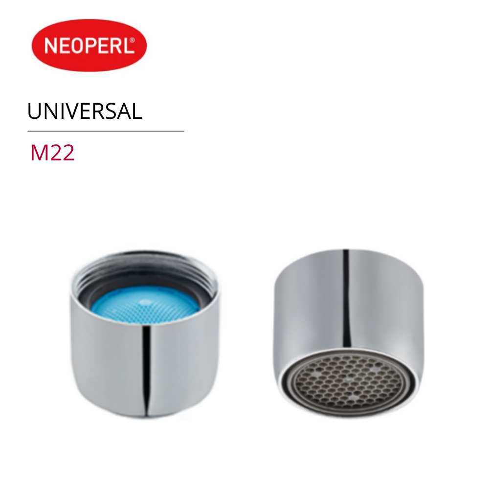 5 Aeratori M22 Per Rubinetto Cucina E Bagno – Rompigetto Con Filtro, Cromato, Risparmio Idrico E Installazione Facile