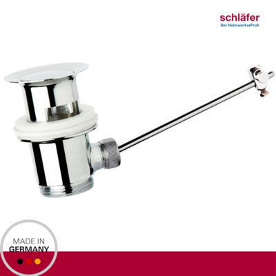Cliker Valvola di scarico 1-1/4 in ABS cromato per lavabo e bidet 25561