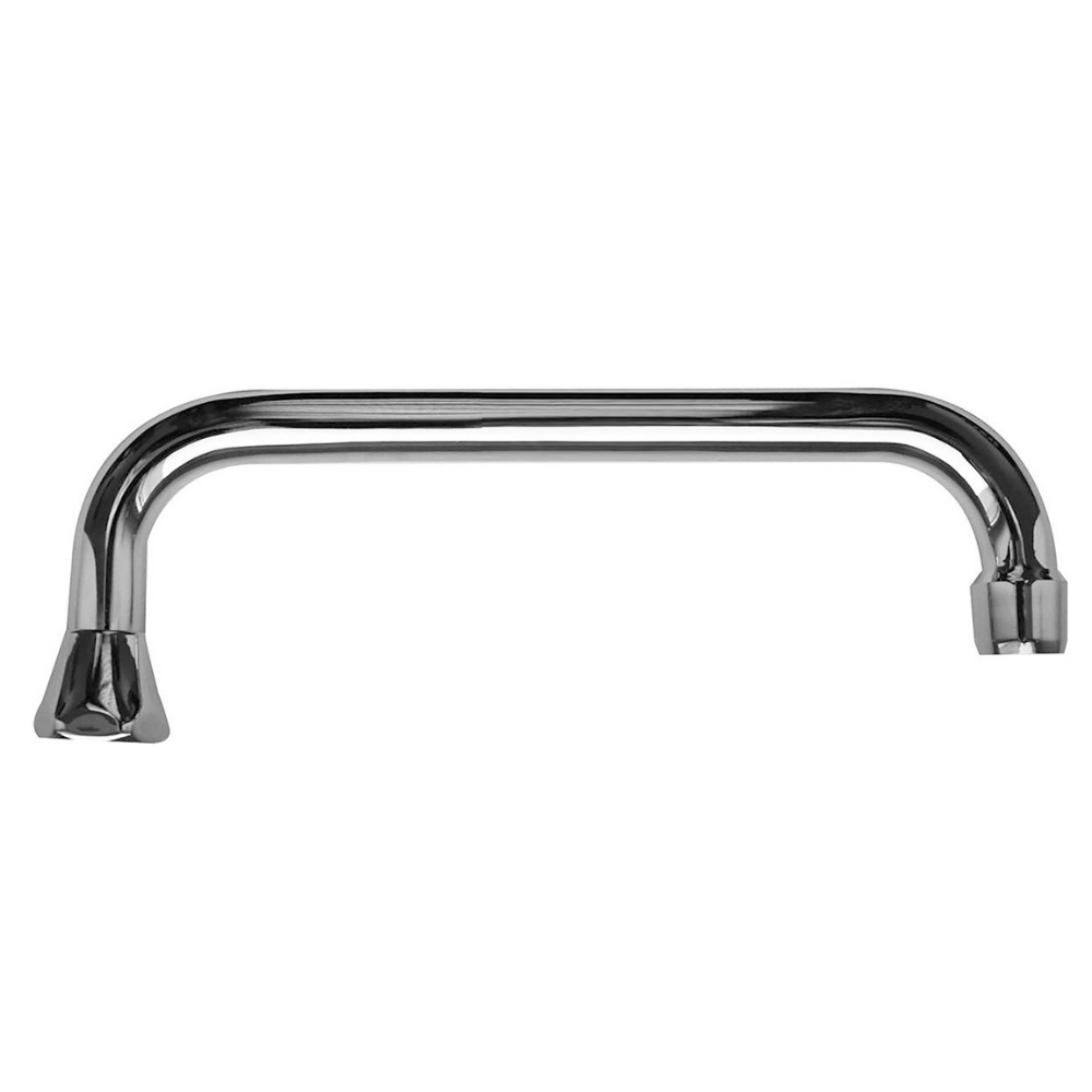 Canna Universale di ricambio gruppo rubinetto a U cm 30 - Ghiera 3/4, girevole con Aeratore anticalcare M22x1