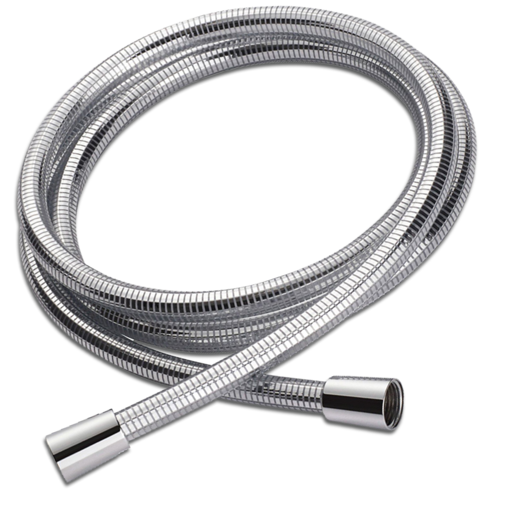 Flessibile Doccia Vasca 1/2" antitorsione in Pvc bi-flex LUX 150 cm
