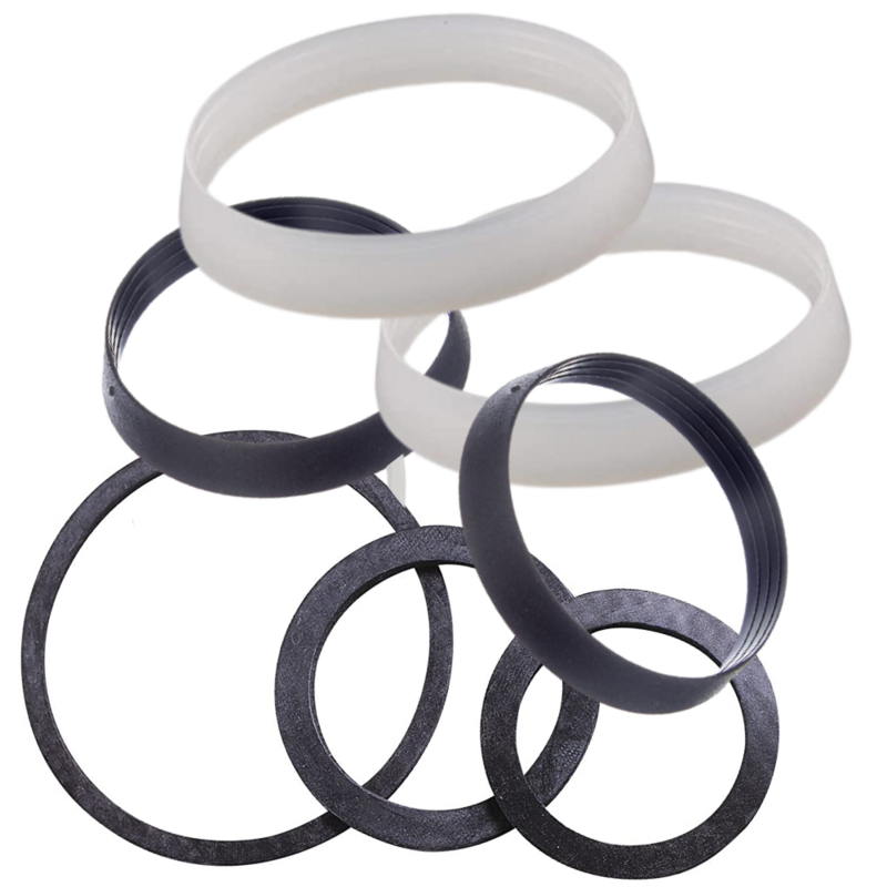 Kit Guarnizioni idrauliche miste -  1" 1/2 e 1" 1/4 per sifone bagno e cucina. Confezione 9 Pz.