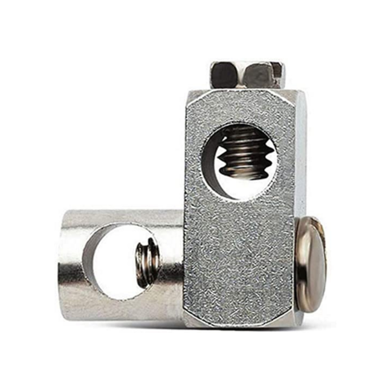 Morsetto con vite per scarico automatico piletta salterello asta morsetto croce in Ottone Cromo Morsetto con vite per scarico automatico piletta salterello asta morsetto croce in Ottone Cromo