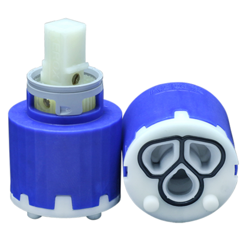 Cartuccia di ricambio per miscelatori  bassa 2 piedini NKJ 35-A  "Kerox"  apertura Destra, diametro 35 mm