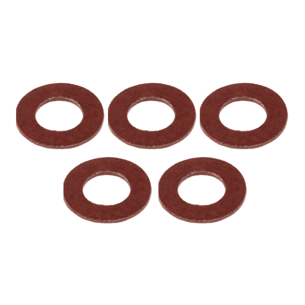 Guarnizioni idrauliche in Fibra vulcanizzata rossa 3/8" x 1,8 mm- 6PZ