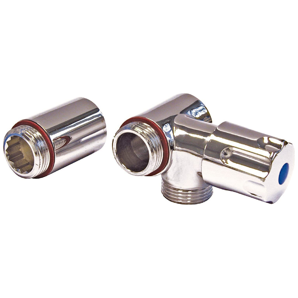 Rubinetto carico acqua Lavatrice 3/4 per gruppo parete con raccordo distanziale.