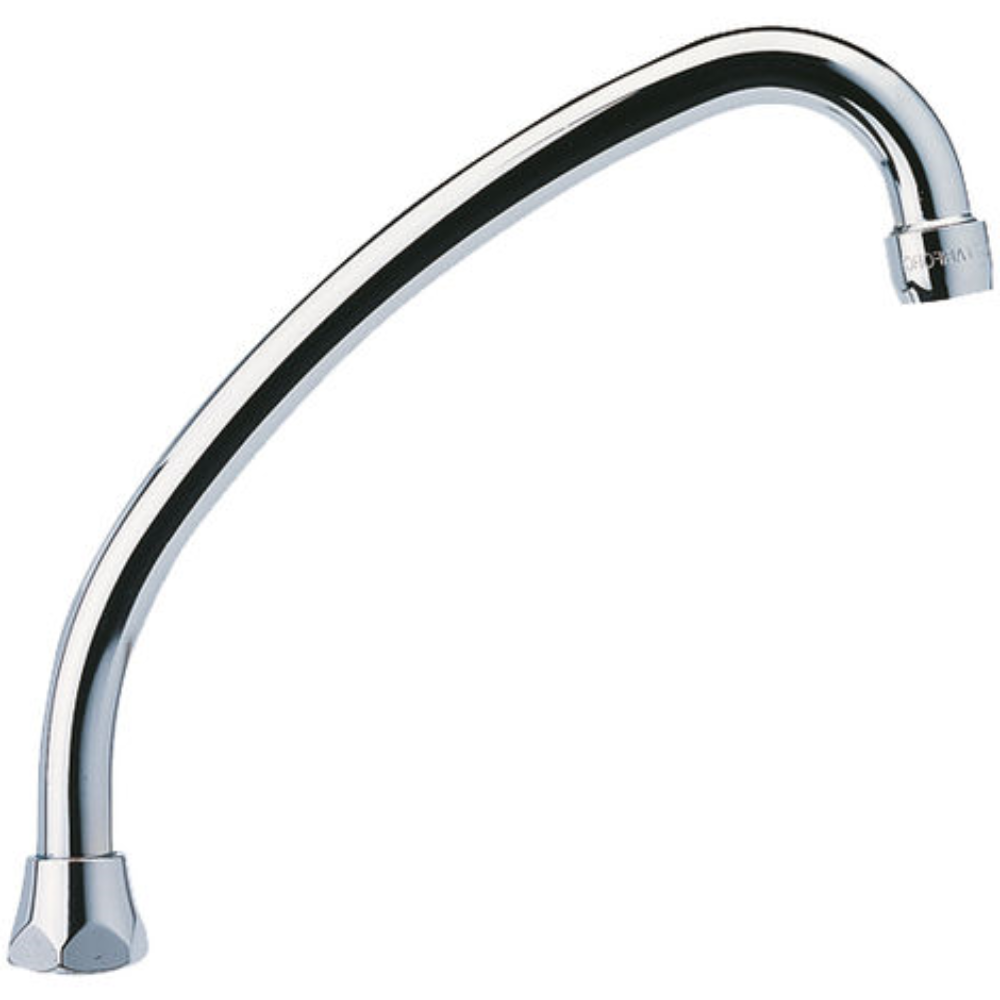 Canna di ricambio alta per rubinetto lavello universale gruppo monoforo “Jota“  Ghiera 3/4“ con aeratore anticalcare M22