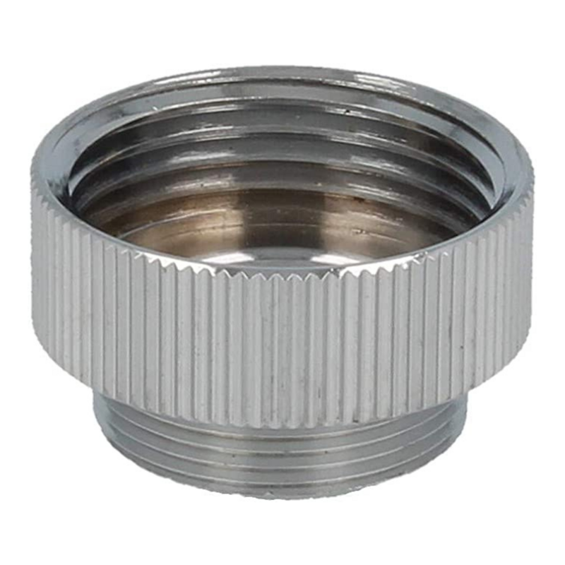 Riduzione, Adattatore raccordo 3/4it x 1/2et in ottone cromato Riduzione, Adattatore raccordo 3/4it x 1/2et in ottone cromato