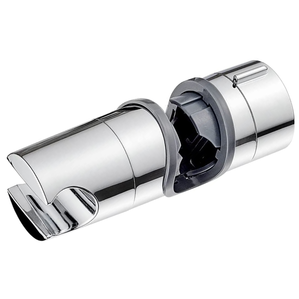 Scorrevole Saliscendi 18/25mm, Universale, Staffa Supporto Doccia, Supporto Doccetta, Cromo Scorrevole Saliscendi 18/25mm, Universale, Staffa Supporto Doccia, Supporto Doccetta, Cromo