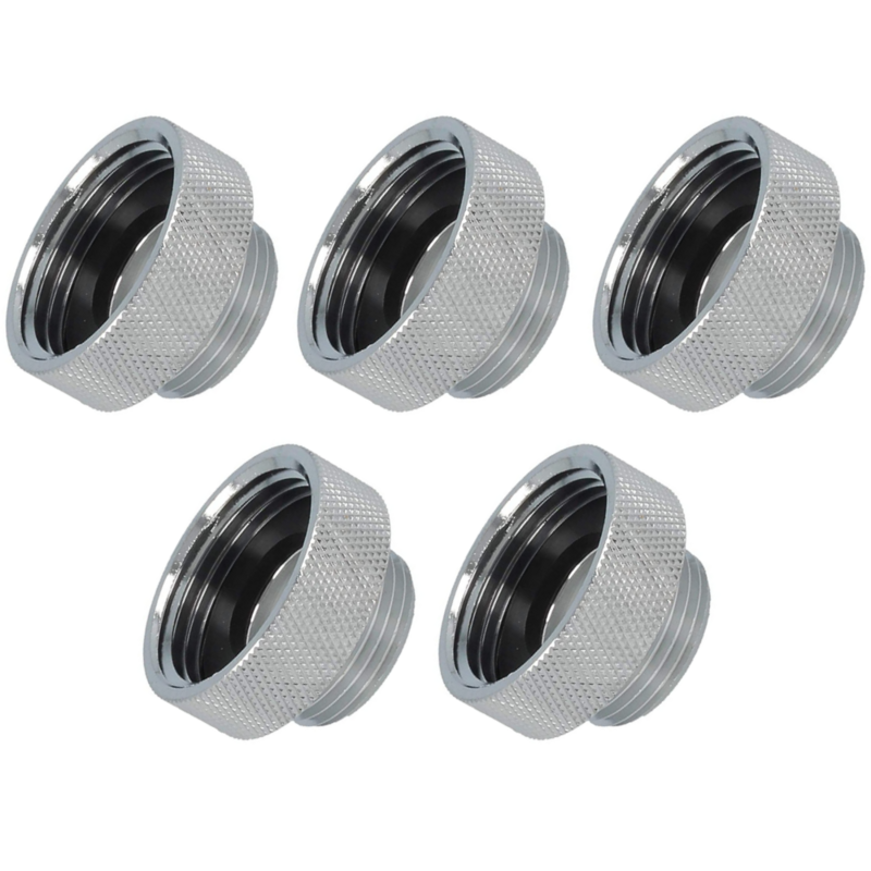 Adattatore raccordo m22x1it x 1/2et in ottone cromato. Conf. 5pz Adattatore raccordo m22x1it x 1/2et in ottone cromato. Conf. 5pz