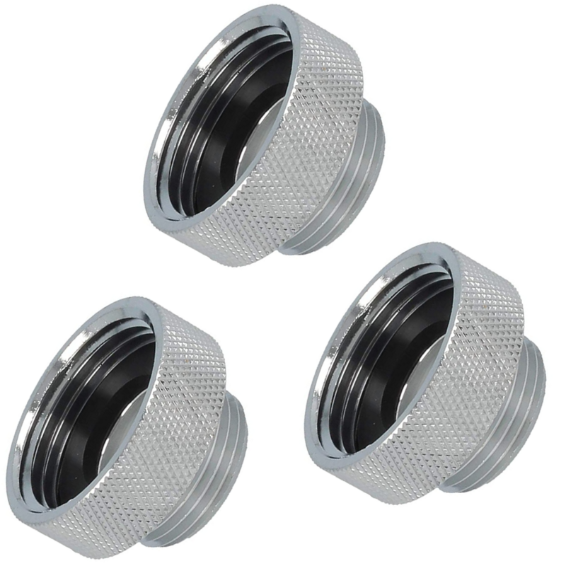 Adattatore raccordo m22x1it x 1/2et in ottone cromato. Conf. 3pz Adattatore raccordo m22x1it x 1/2et in ottone cromato. Conf. 3pz